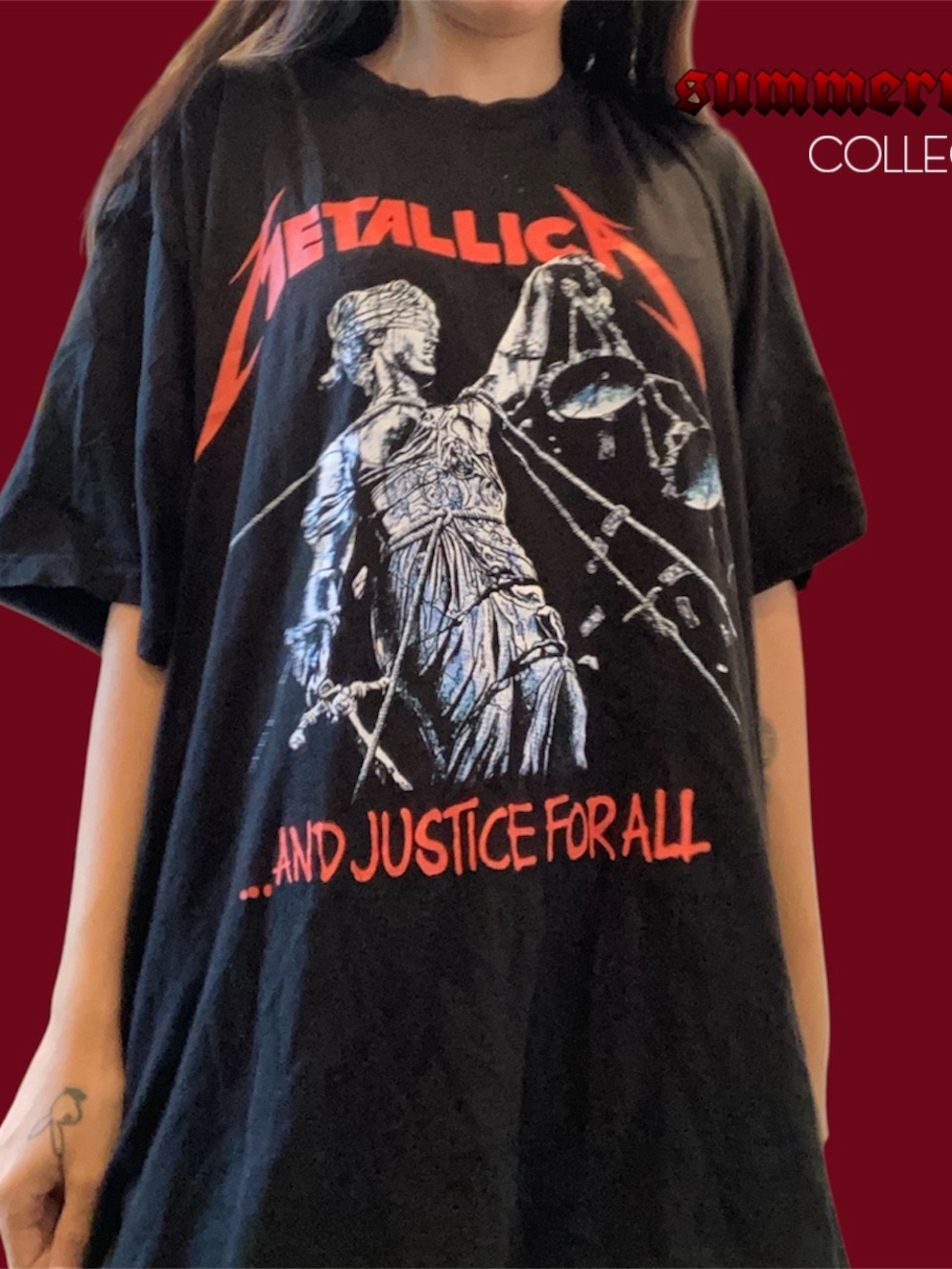 Punk Metallica "...And Justice For All" Band Shirt
